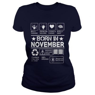 Born in November Ladies Tee