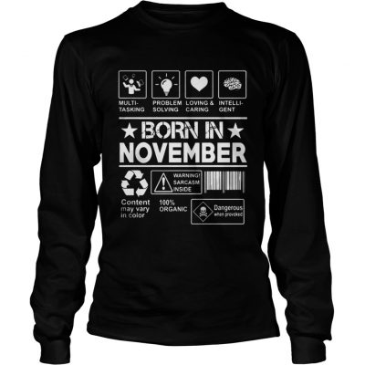 Born in November Longsleeve Tee