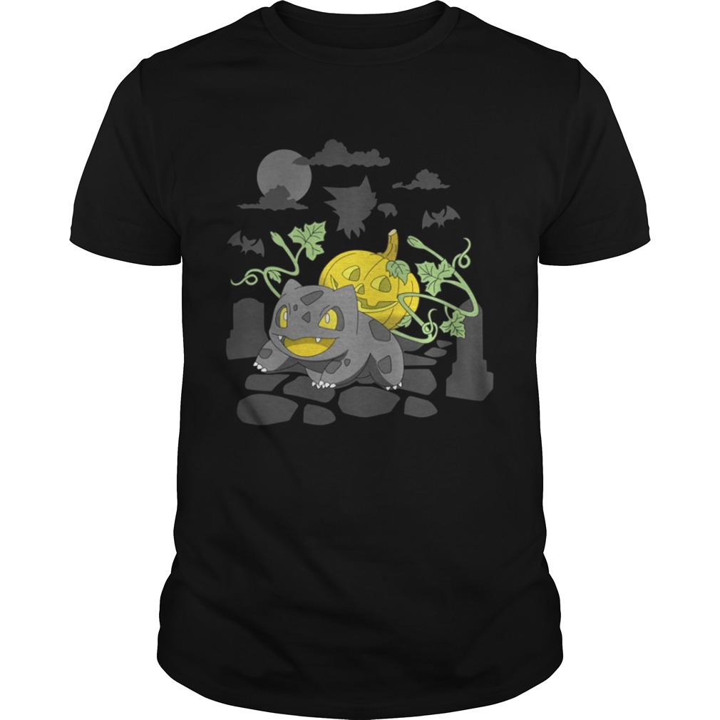 Bulbasaur lantern pumpkin shirt