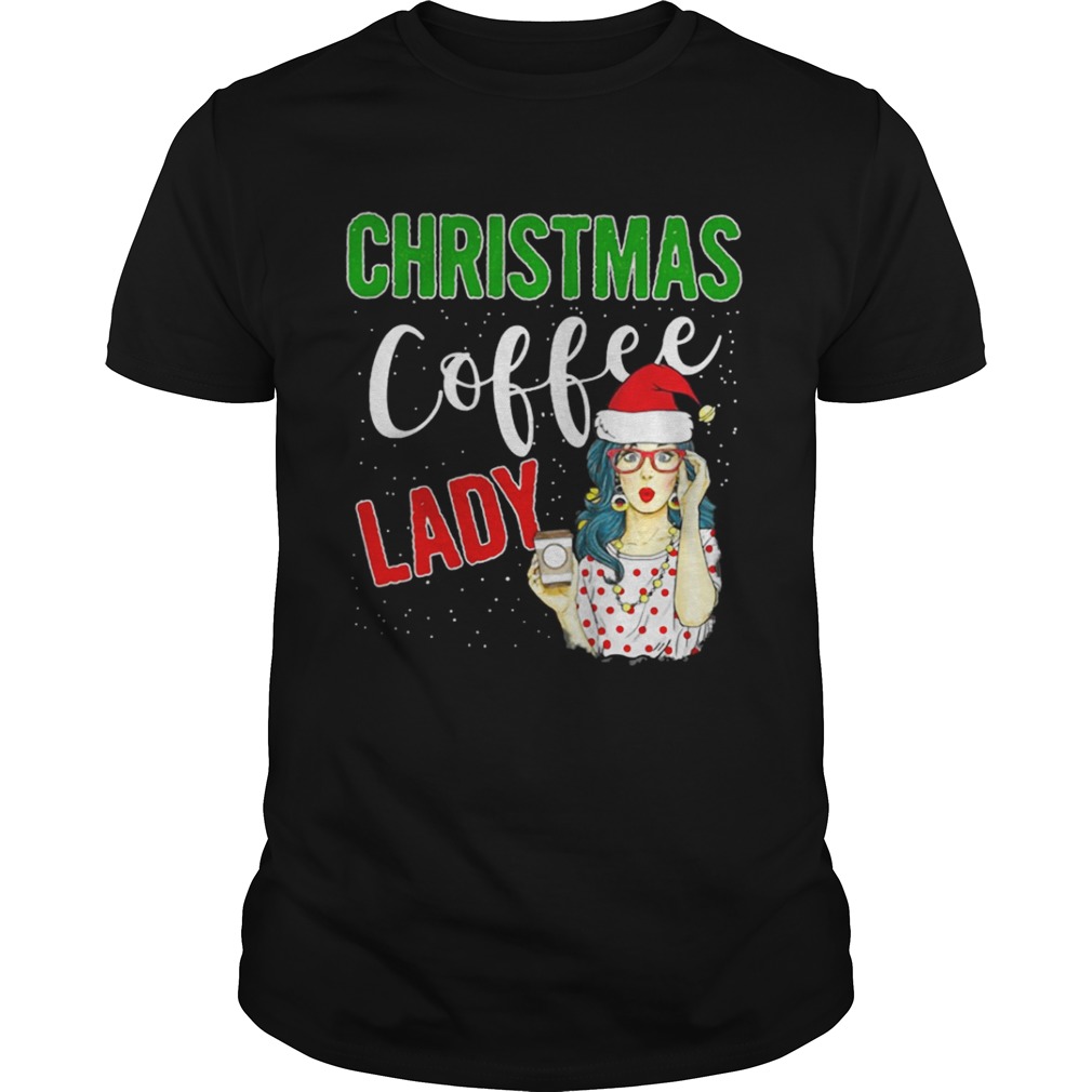 Christmas Coffee Lady Shirt