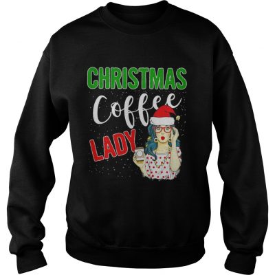 Christmas Coffee Lady Sweatshirt