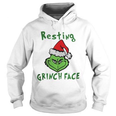 Christmas Resting Grinch Face Hoodie