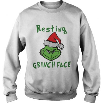 Christmas Resting Grinch Face Sweatshirt