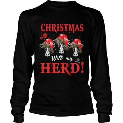 Christmas with my Herd cows Longsleeve Tee