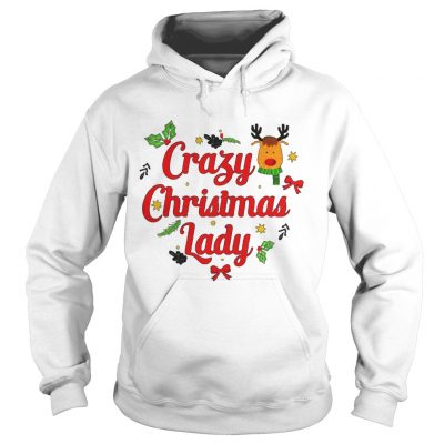 Crazy Christmas Lady Hoodie