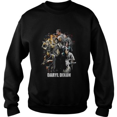 Daryl Dixon The Walking Dead collage Sweatshirt