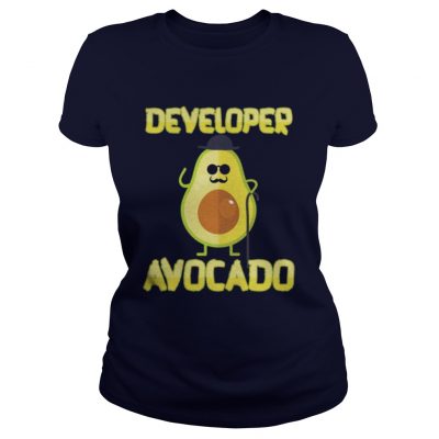 Developer Avocado With Hat Halloween Costume Ladies Tee