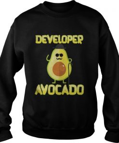 Developer Avocado With Hat Halloween Costume Sweatshirt