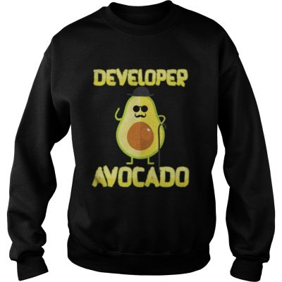 Developer Avocado With Hat Halloween Costume Sweatshirt