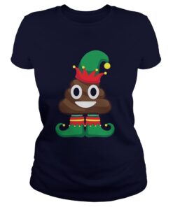 Elf Poop Emoji Ladies Tee