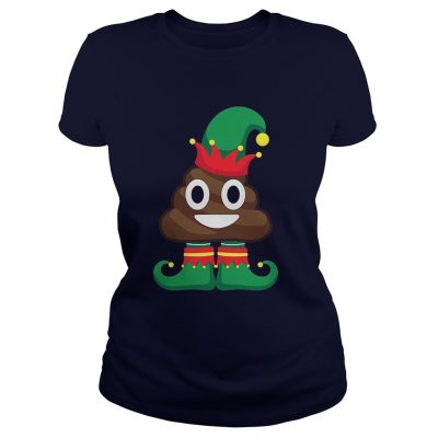 Elf Poop Emoji Ladies Tee