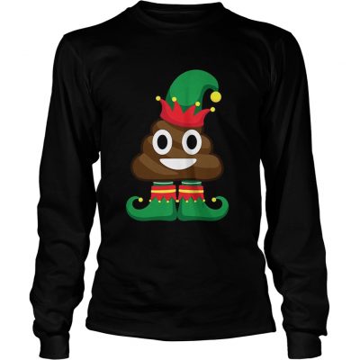 Elf Poop Emoji Longsleeve Tee