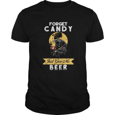 Forget Candy Just Give Me Beer Funny Halloween Guys