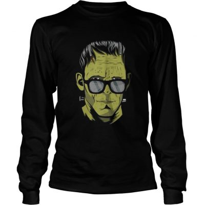 Frankensteins monster Hipster Halloween costume Longsleeve Tee