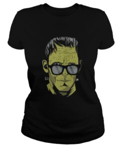 Frankenstein’s monster Hipster Halloween costume Ladies Tee