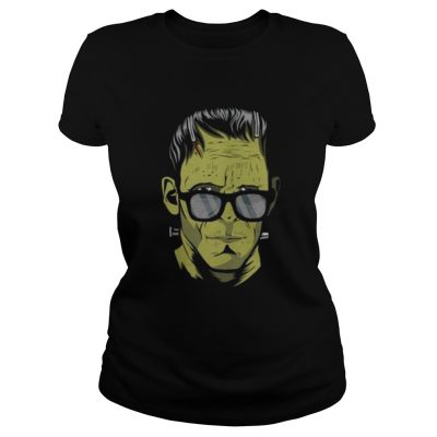 Frankenstein’s monster Hipster Halloween costume Ladies Tee