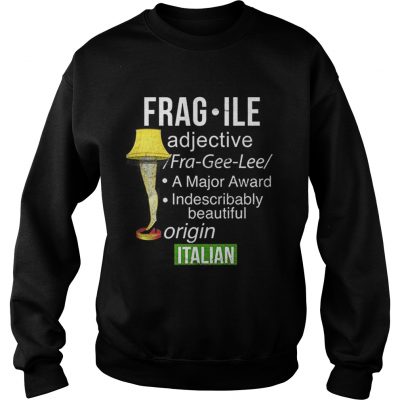 Funny Christmas Fragile Major Award Leg Lamp Sweatshirt