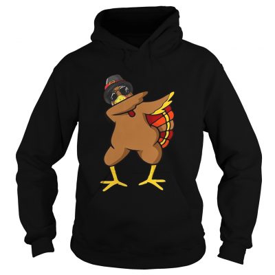 Funny Dabbing Turkey Thanksgiving T Shirt Outfit Clothes Hoodie