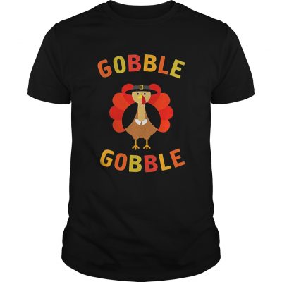 Gobble Gobble Turkey Pilgrim Cute Thanksgiving Guys