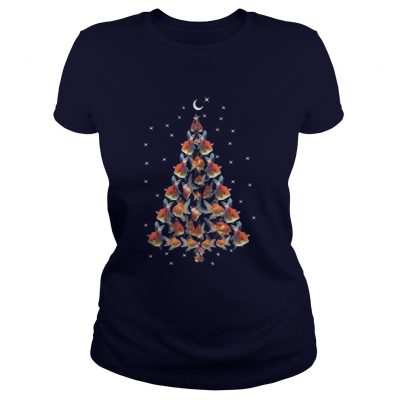 Goldfish Lover Christmas Ladies Tee