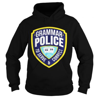 Grammar Police Funny Halloween Costume Hoodie