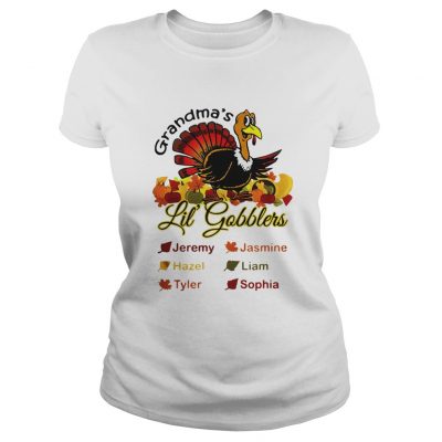 Grandma’s Little’ Gobblers Jeremy Jasmine Hazel Ladies Tee