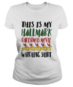 Hallmark Christmas Movie 2018 Watching classic ladies tee