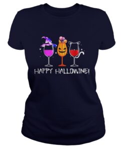 Happy Hallowine Ladies Tee