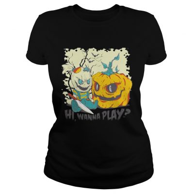 Hi Wanna Play Ladies Tee