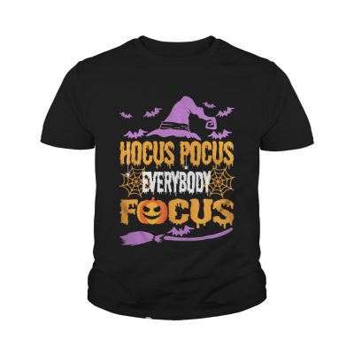 Hocus Pocus Everybody Focus Halloween Costume Witch youth tee