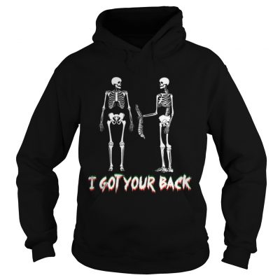 I Got Your Back Skeleton Halloween Fun Hoodie