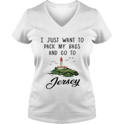 I just want to pack my bags and go to Jersey ladies v-neck