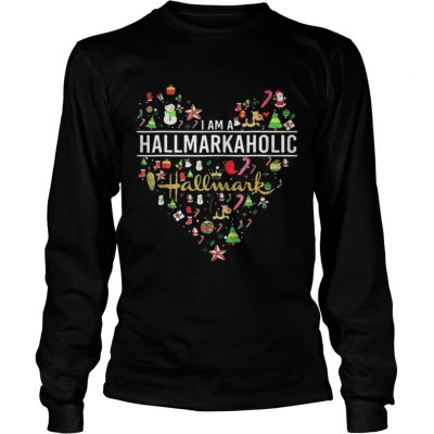 Im a Hallmarkaholic Christmas Longsleeve Tee