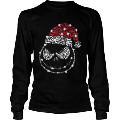 Jack Skellington Rhinestone Christmas Longsleeve Tee