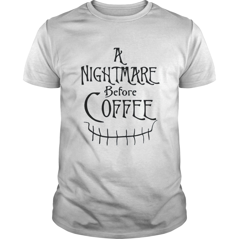 Jack Skellington a nightmare before coffee shirt