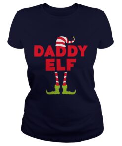 Mens Daddy Elf Costume Ladies Tee