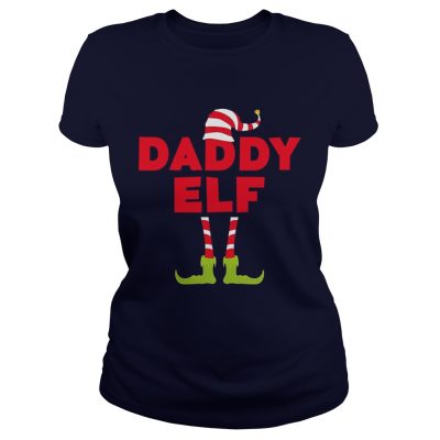 Mens Daddy Elf Costume Ladies Tee