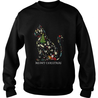 Meow Cats Funny Cat Lover Sweatshirt