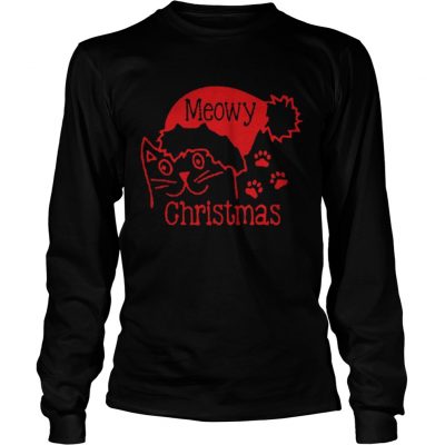 Meowy Christmas Longsleeve Tee