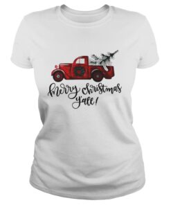 Merry Christmas Y’all Baseball Ladies Tee