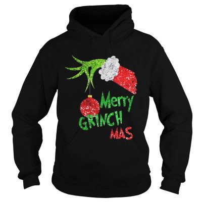 Merry Grinchmas Glitter Hoodie