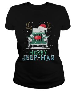 Merry Jeep mas Ladies Tee