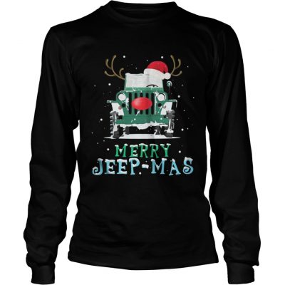 Merry Jeep mas Longsleeve Tee