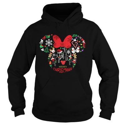 Mickey Disney joy to the world Happy Christmas Hoodie