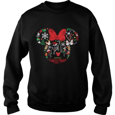 Mickey Disney joy to the world Happy Christmas Sweatshirt