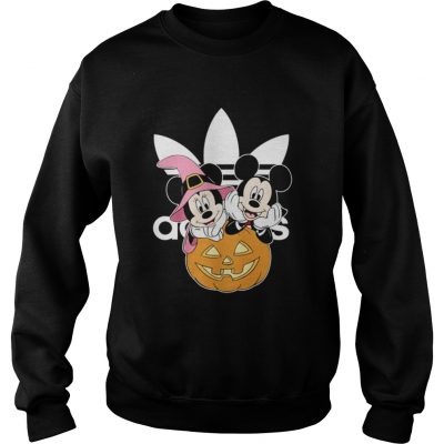 Mickey and Minnie mouse adidas halloween Sweatshirt