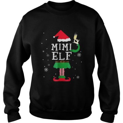 Mimi Elf Matching Family Christmas TShirt Pajamas Elves Sweatshirt