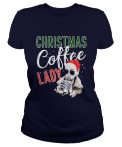 Official Christmas Coffee Lady Ladies Tee