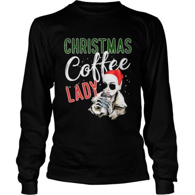 Official Christmas Coffee Lady Longsleeve Tee