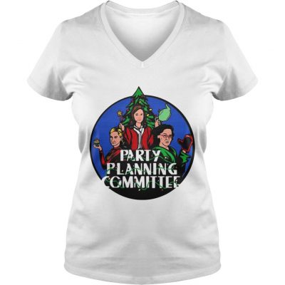 Party planning committee Christmas Ladies V Neck